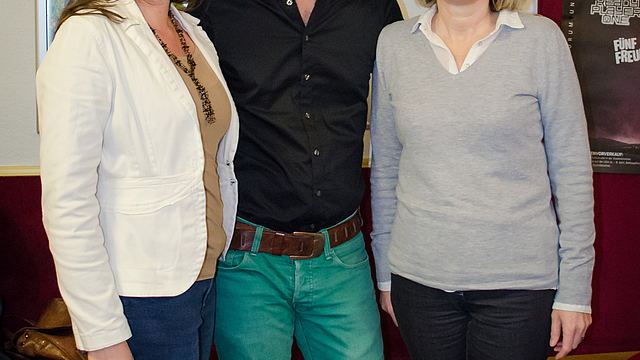 Auf dem Bild (v.l.n.r.): Olivia Kreyling (Sprecherin B'90/Die Grünen), Markus Büchler (Landtagskandidat B'90/Die Grünen), Jolanta Wrobel (Stadträtin ÖDP) Auf dem Bild (v.l.n.r.): Olivia Kreyling (Sprecherin B'90/Die Grünen), Markus Büchler (Landtagskandidat B'90/Die Grünen), Jolanta Wrobel (Stadträtin ÖDP)