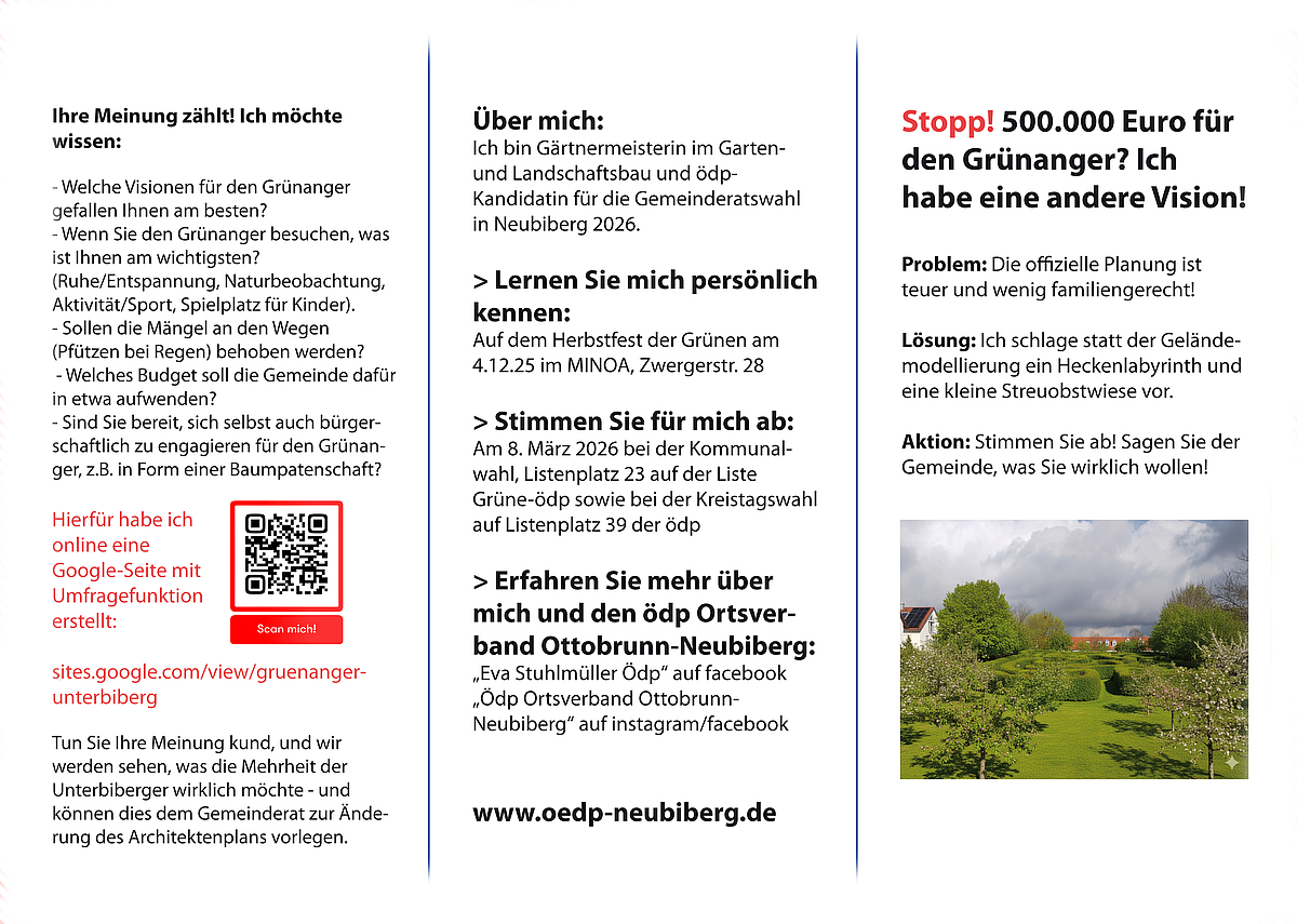 Flyer Grünanger
