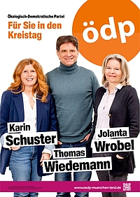 Flyer ÖDP-Kandidat*innen zur Kreistagswahl